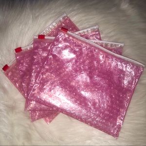Glossier Pink Pouches
